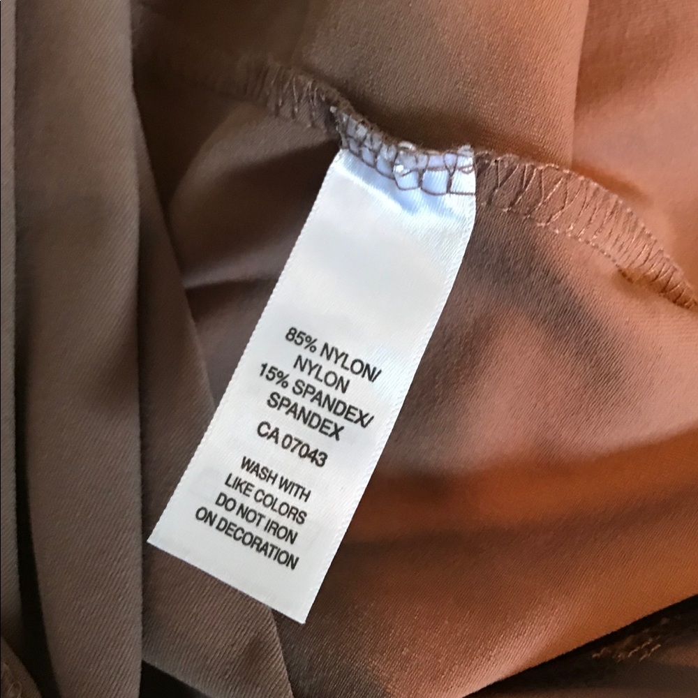 Taupe Fit and Flare Dress Cynthia Rowley - Picture 7 of 7